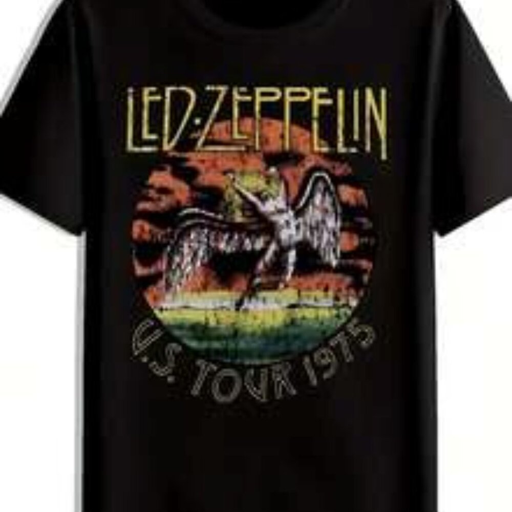Tee Shirt LED ZEPPELIN U.S. Tour 1975 New